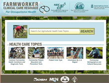 Tablet Screenshot of farmworkercliniciansmanual.com